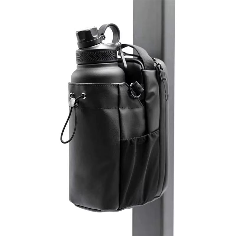 Magnetic Gym Water Bottle Holder Bag