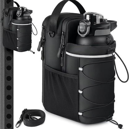 Magnetic Gym Water Bottle Holder Bag