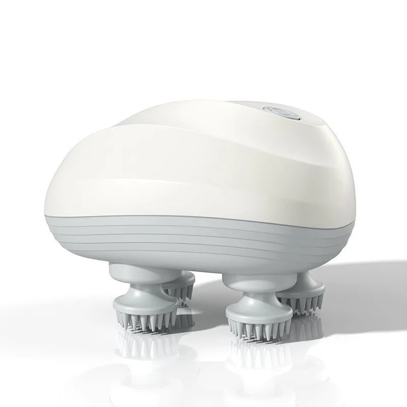 Wireless Heated Scalp Massager with Red Light Therapy
