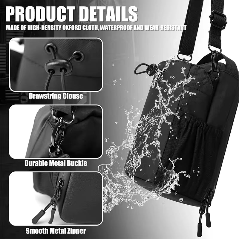Magnetic Gym Water Bottle Holder Bag