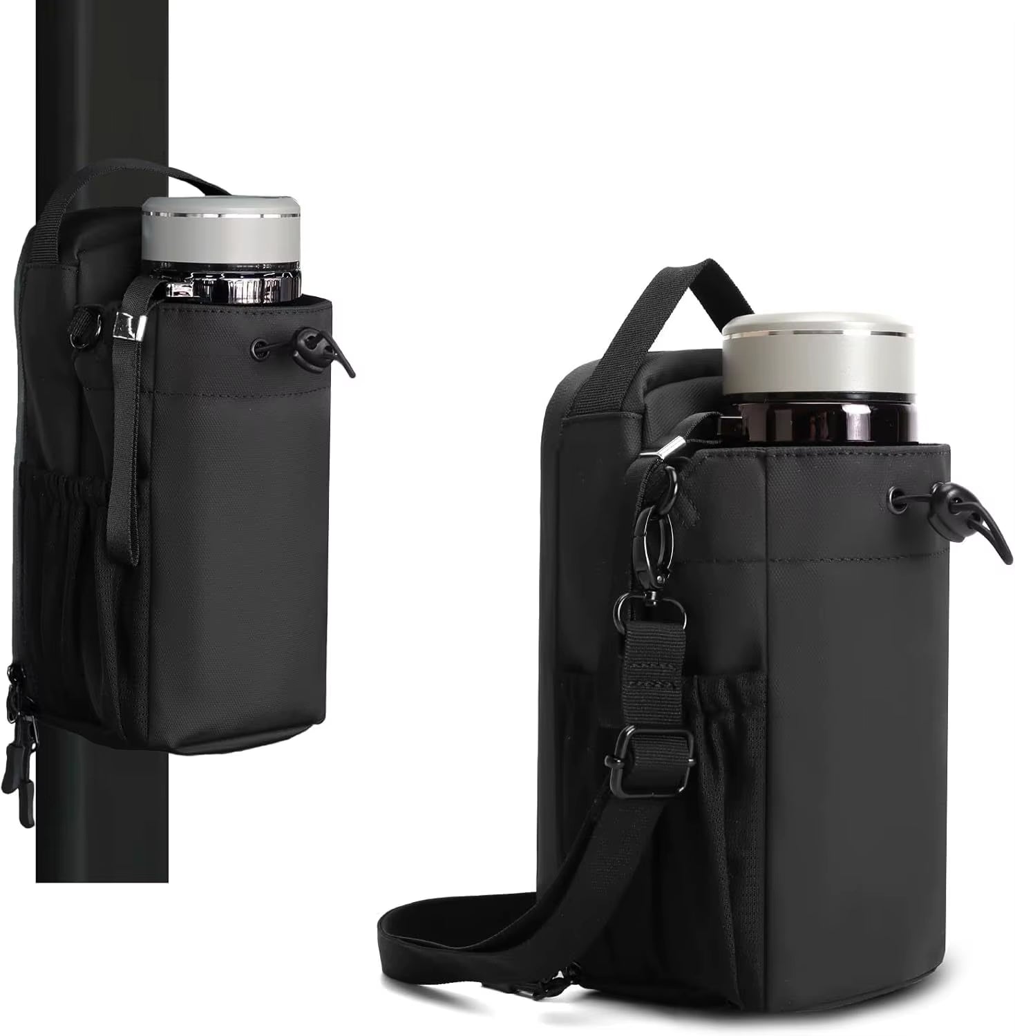 Magnetic Gym Water Bottle Holder Bag